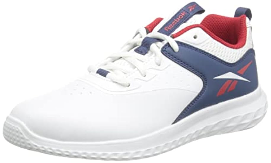 Reebok Rush Runner 4.0 Syn, Sneaker, Ftwr White/Vector Navy/Vector Red, 29 EU 158012067