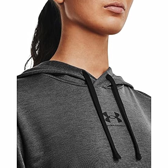 Under Armour Rival Terry Hoodie Felpa Donna 980073570