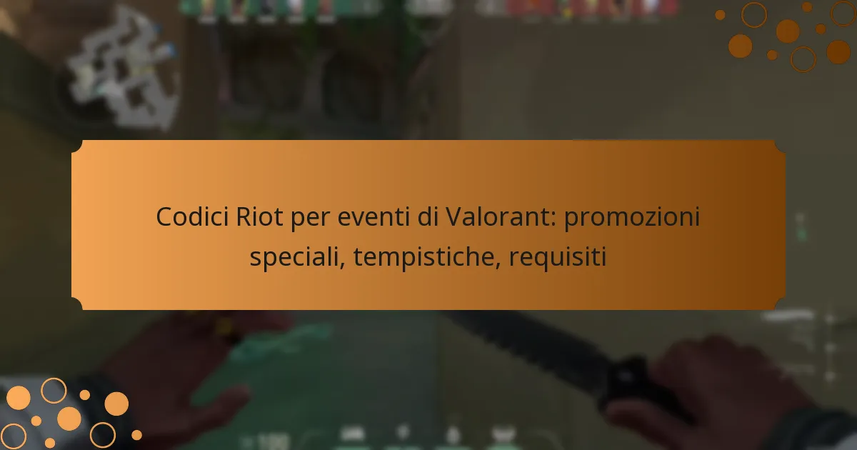 Codici Riot per eventi di Valorant: promozioni speciali, tempistiche, requisiti