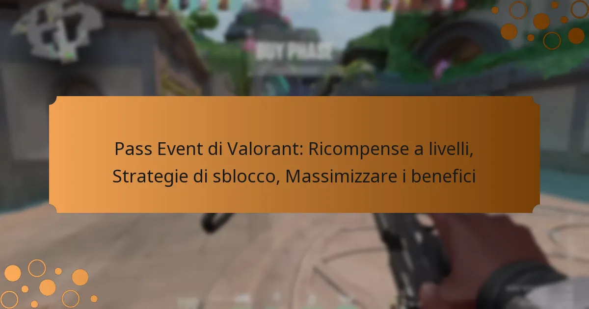 Pass Event di Valorant: Ricompense a livelli, Strategie di sblocco, Massimizzare i benefici