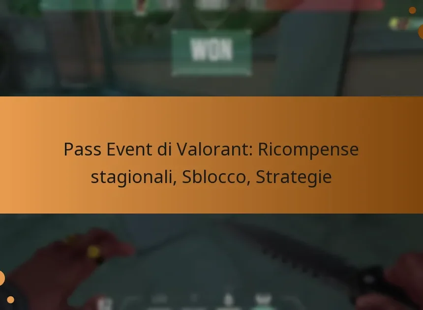 Pass Event di Valorant: Ricompense stagionali, Sblocco, Strategie