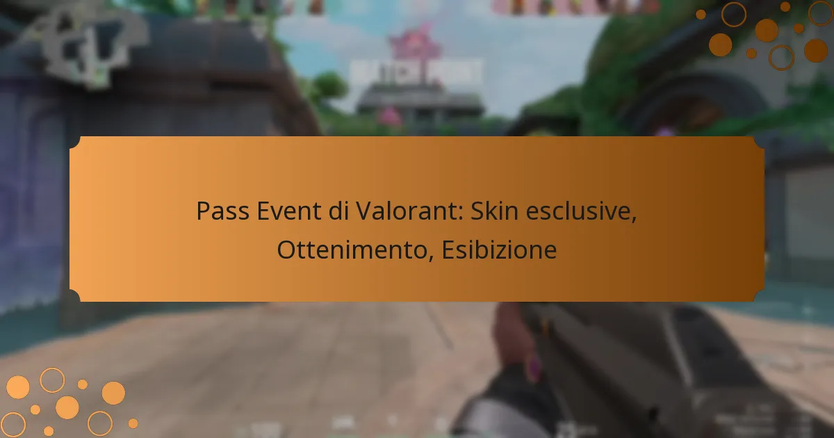 Pass Event di Valorant: Skin esclusive, Ottenimento, Esibizione