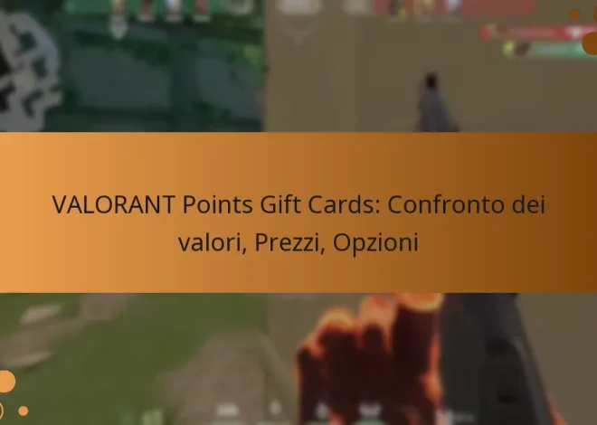 VALORANT Points Gift Cards: Confronto dei valori, Prezzi, Opzioni
